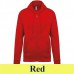 Kariban KA479  Full Zip Hooded Sweatshirt red